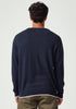 Mens Miles Crew Sweater - Dark Navy/Ecru 100184
