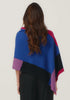 Womens Empress Poncho Dusty Blue/Lupin Multi Multi 1677