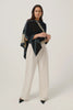 Womens Empress Poncho  Jet/Slate Multi 1677