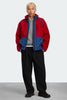 Mens Westport Fleece Jacket Carmine Red/Oxford Navy 7223M