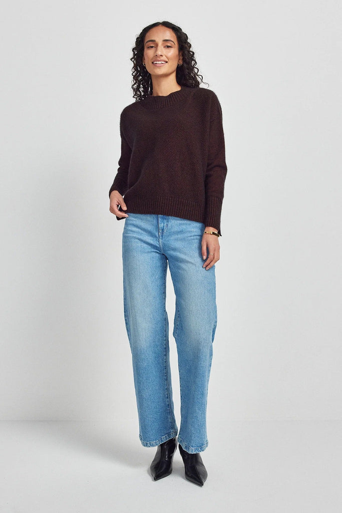 Womens Sofia Sweater Cacao 100073
