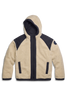 Mens Alberni Reversible Fleece Bomber Light Tan/Nocturne 7067M