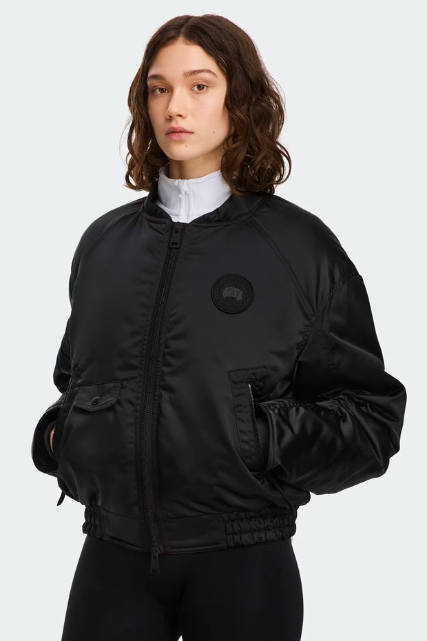 Womens Jade Bomber Tonal Disc Black  4904WT