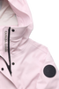 Womens Tofino Rain Jacket Black Disc Bloom Pink 5632WB