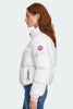 Womens Fallon Puffer Jacket Optic White  1726W