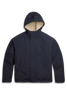 Mens Alberni Reversible Fleece Bomber Light Tan/Nocturne 7067M