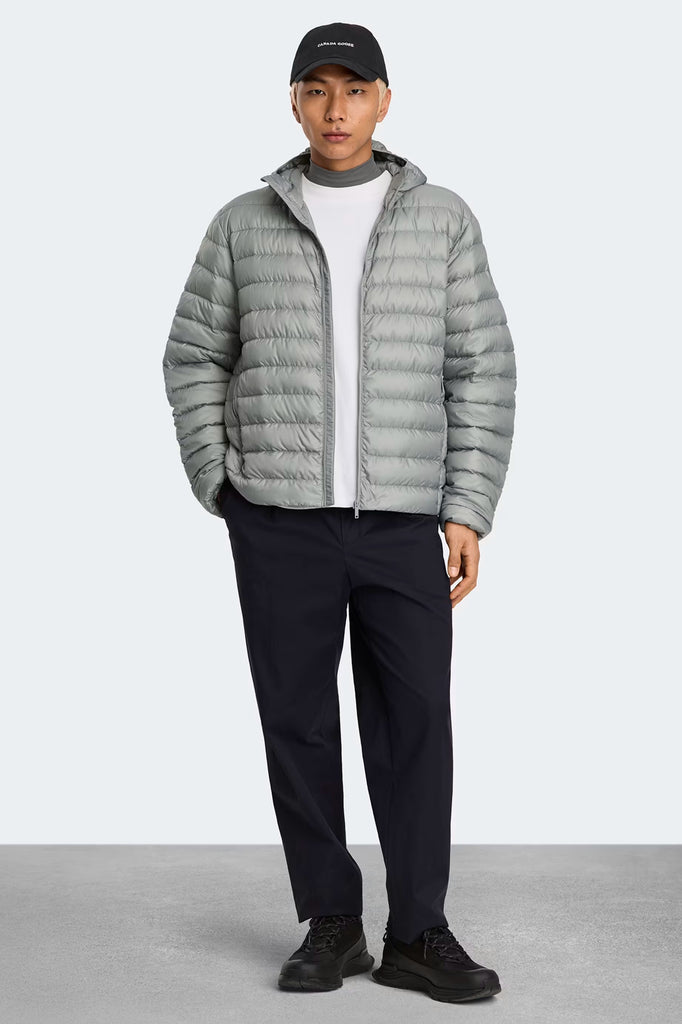 Mens Stratus Hoodie Tonal Label Stratus Grey 2482MT