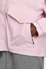 Womens Tofino Rain Jacket Black Disc Bloom Pink 5632WB