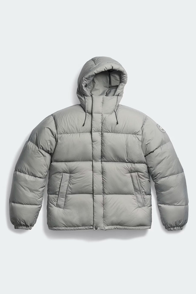 Mens Sterling Puffer Coat Stratus Grey Tonal Disc  1744MT