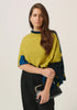 Womens Empress Poncho Golden Pearl/Peacock Multi 1677
