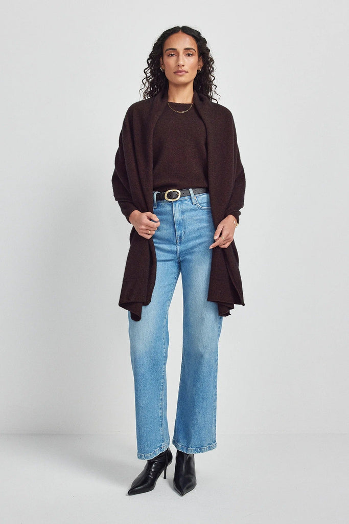 Womens Ana Wrap Cacao 100242