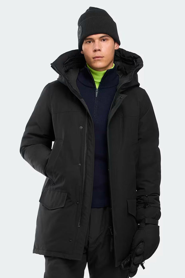 Mens Langford Parka Black Disc Black 2052MB