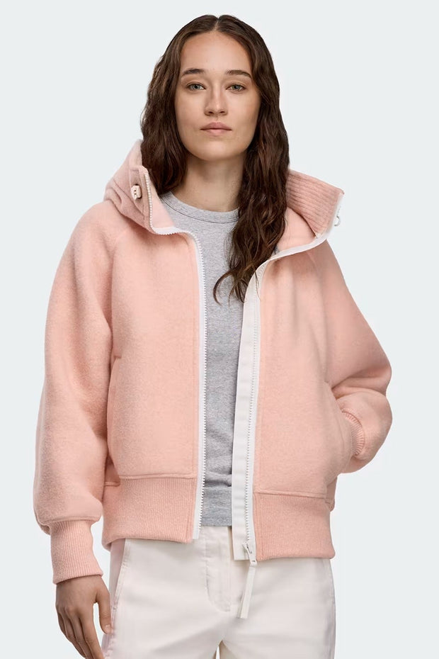 Womens Chilliwack Bomber Kind Fleece White Label Vintage Rose 7102WW