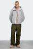 Mens Chilliwack Fleece Bomber Black Label Silverbirch Heather  7220MW