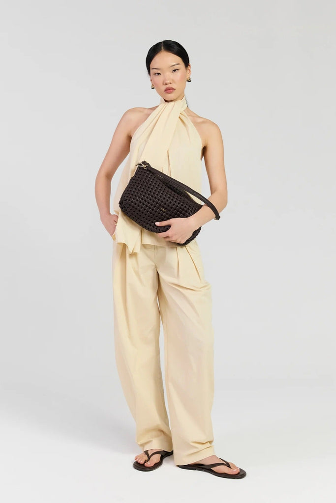 Claudia Crossbody Cacao Braid