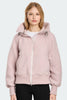 Womens Chilliwack Fleece Bomber Tonal Disc Lucent Rose 7102WT1