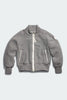 Womens Sierra Fleece Bomber White Label Greige 7224WW