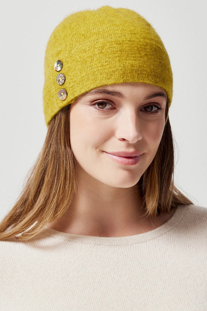 Womens Shell Beanie  Golden Pearl 0669