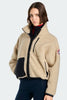 Womens Simcoe Simcoe Zip Up Fleece Sweater Light Tan 1101W