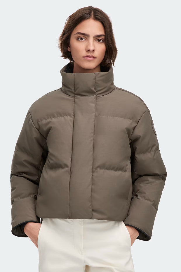 Womens Grandview Cropped Jacket Tonal Disc Taupe Grey   2266WT
