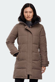 Womens Shelburne Parka CR Taupe Grey 3802WT