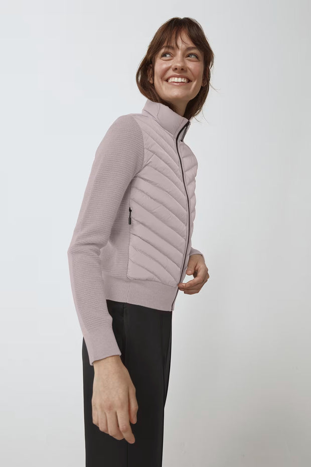 Womens HyBridge® Knit Jacket Black Label Lucent Rose 6830LB