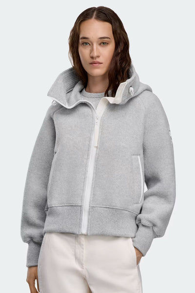Womens Chilliwack Bomber Kind Fleece White Label Silverbirch Heather 7102WW