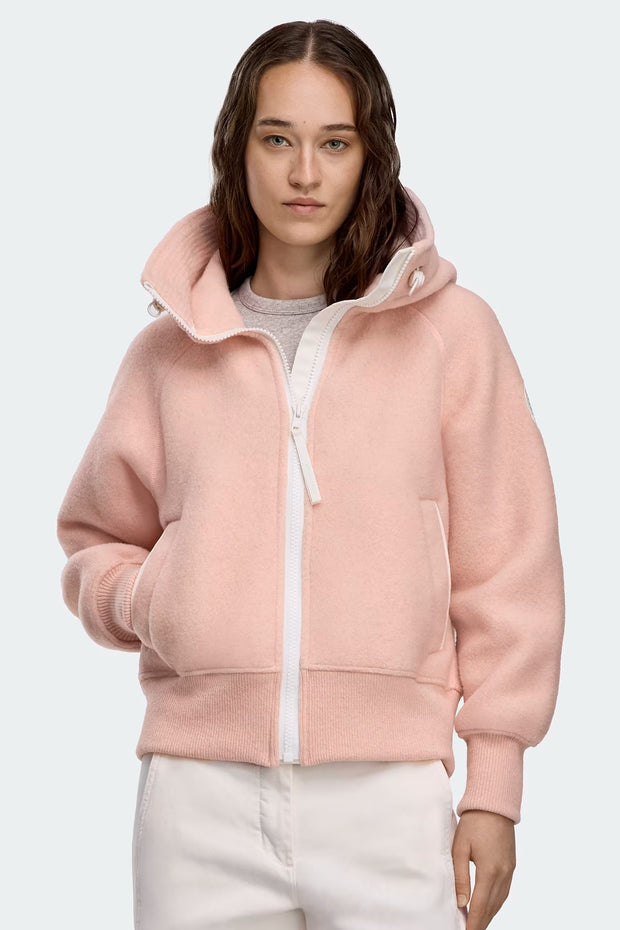 Womens Chilliwack Bomber Kind Fleece White Label Vintage Rose 7102WW
