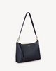 Haven Shoulder Bag Black Croc