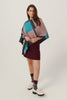 Womens Empress Poncho Rose Dust/Glacier  Multi