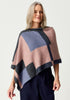 Womens Empress Poncho Rose Dust/Waterfall  Multi