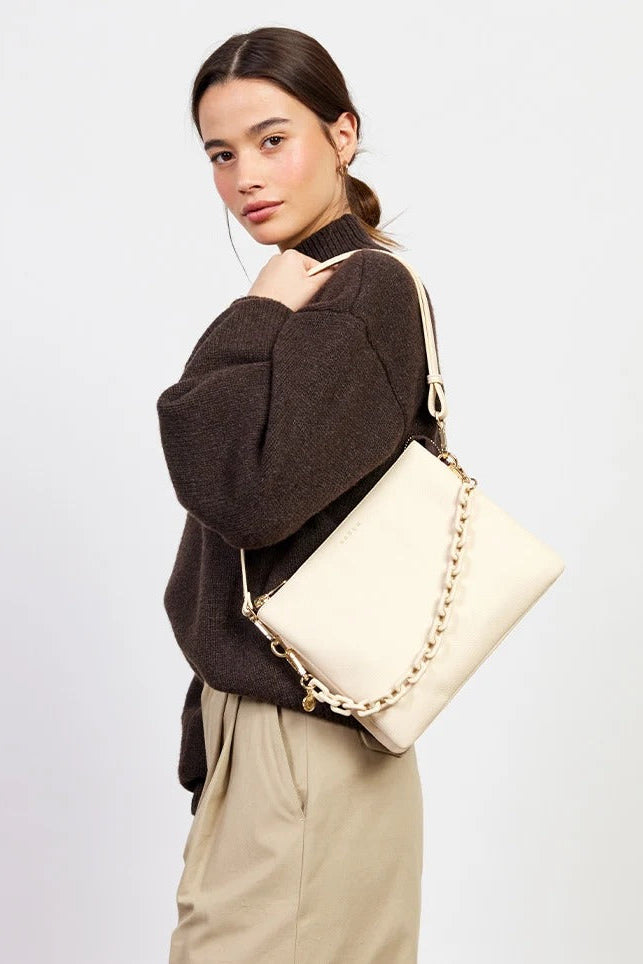 Matilda Crossbody Tonal Chain Vanilla