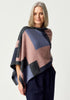 Womens Empress Poncho Rose Dust/Waterfall  Multi