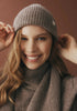 Unisex Natural Beanie Totara/Cobblestone   0656