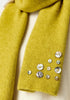 Womens  Shell Scarf Golden Pearl 0668