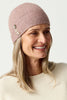 Womens Shell Beanie  Rose Dust 0669