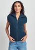 Womens Kay Zip Vest Deep Teal 100411