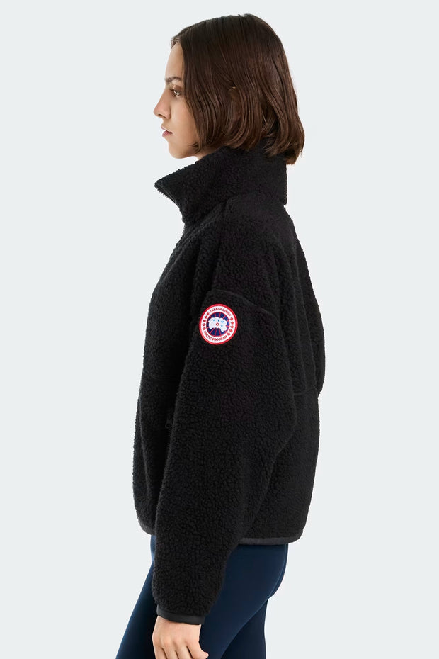 Womens Simcoe Simcoe Zip Up Fleece Sweater Black 1101W