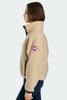 Womens Simcoe Simcoe Zip Up Fleece Sweater Light Tan 1101W