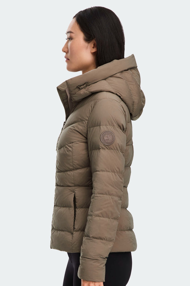 Womens Clair Jacket Tonal Disc Taupe Grey 2332WT