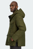 Mens Maitland Parka Cotton Tonal Disc  Military Green 4662MT