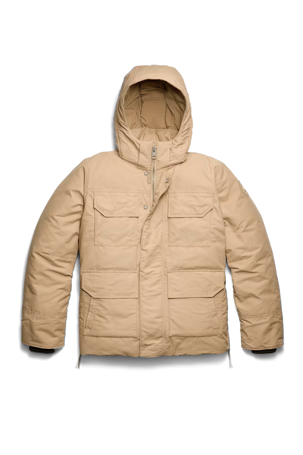 Mens Maitland Parka Cotton Tonal Disc  Desert Sand 4662MT