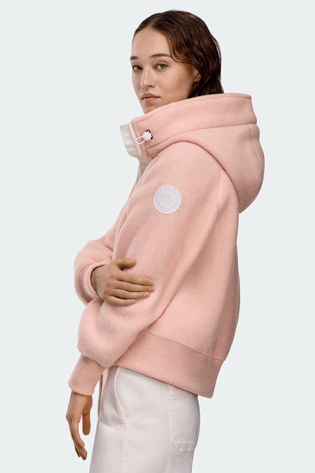 Womens Chilliwack Bomber Kind Fleece White Label Vintage Rose 7102WW