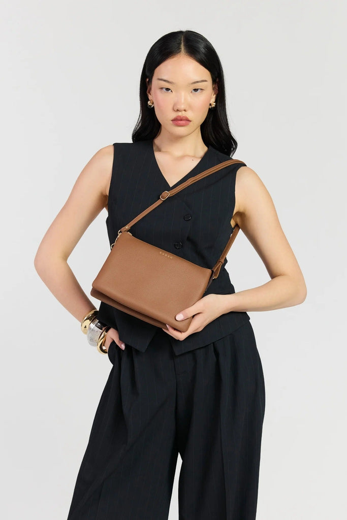 Tilly's Big Sis Crossbody Bag  Tan