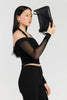 Haven Shoulder Bag Black Croc