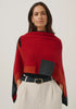 Womens Empress Poncho Rata/Jet  Multi 1677