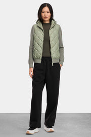 Womens HyBridge® Quilted Knit Hoody Sagebrush 6800L