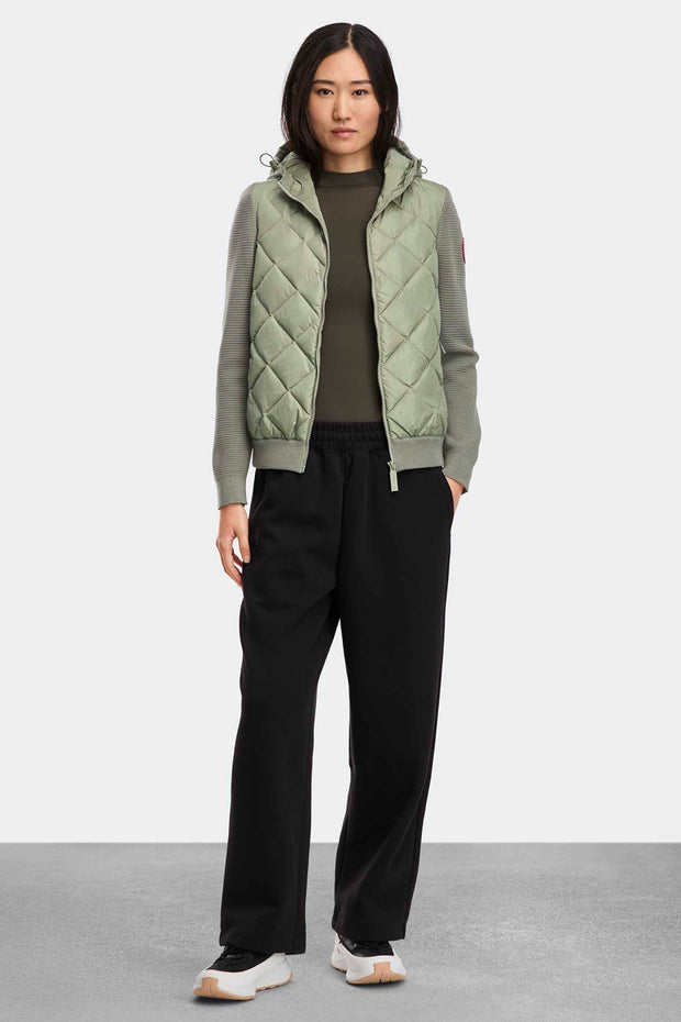 Womens HyBridge® Quilted Knit Hoody Sagebrush 6800L