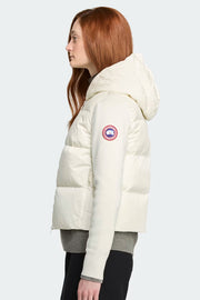 Womens HyBridge® Wide Quilt Knit Hoody Cottongrass 6507W