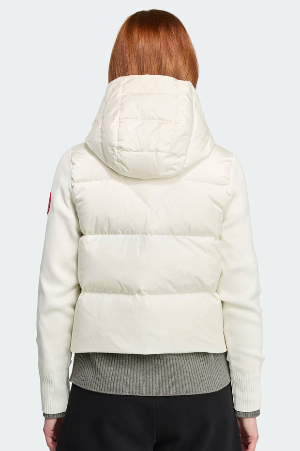 Womens HyBridge® Wide Quilt Knit Hoody Cottongrass 6507W